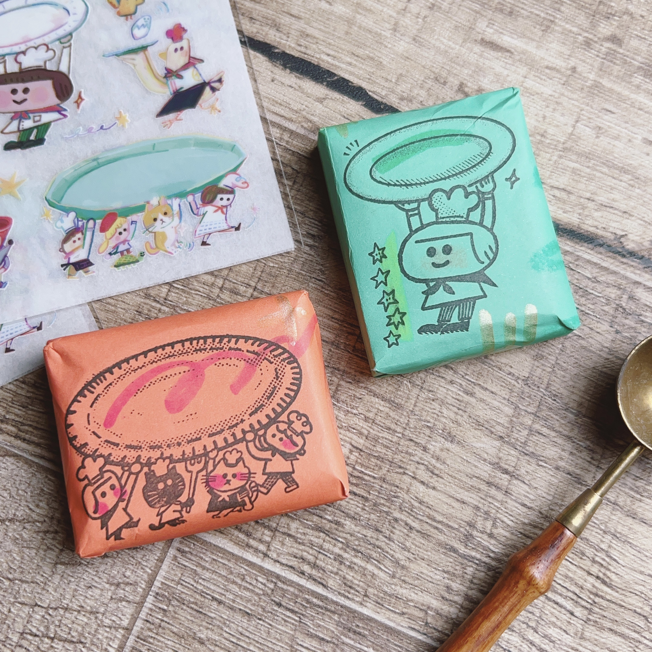 大宇人｜上菜囉！ 壓克力膠板印章