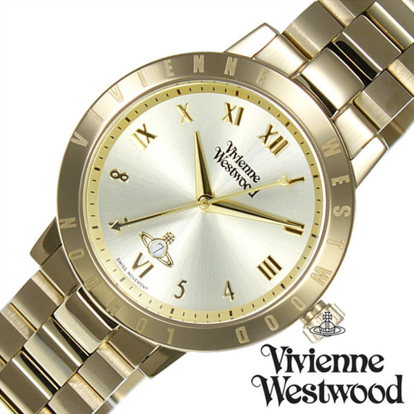 VV152GDGD Vivienne Westwood 金色 不銹鋼 女裝 手錶 (香港行貨)