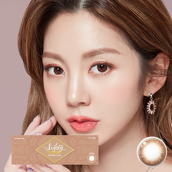 LensTown Lighly Classic 1 day(Brown) 20片