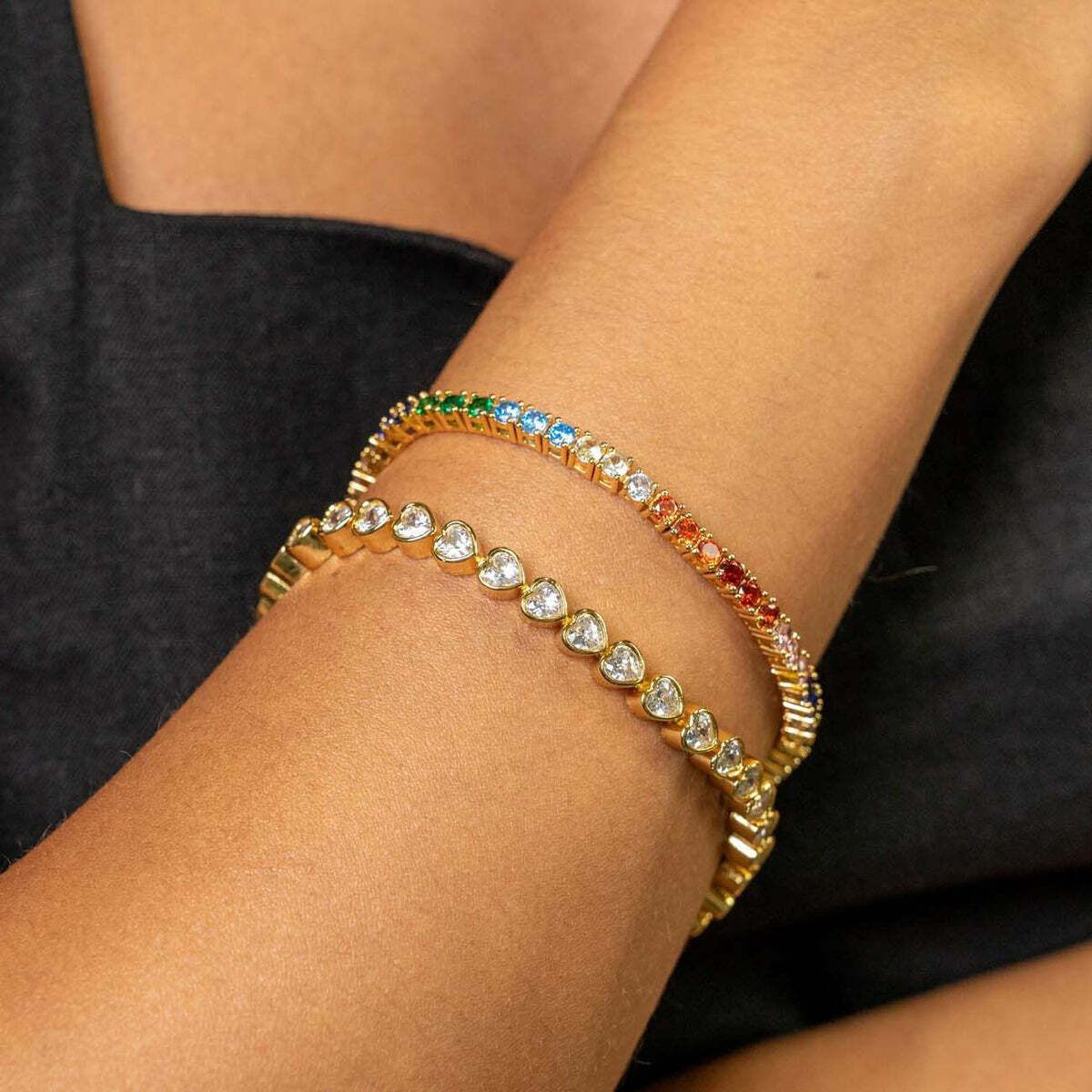 美國 Bracha // 手鍊/ Color Sienna Tennis Bracelet