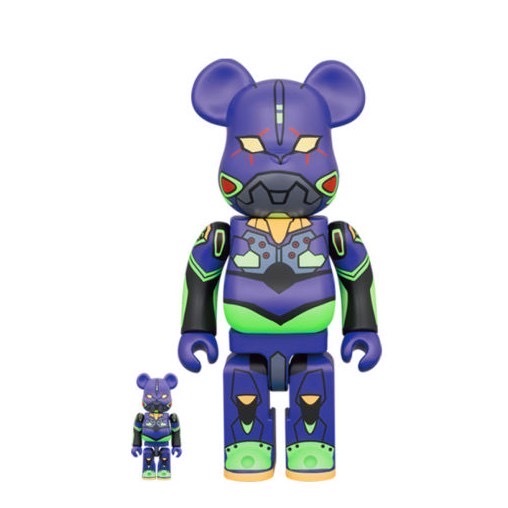 BE@RBRICK EVA-01 初號機 新塗裝版 100% & 400%