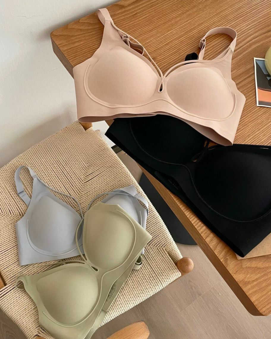 植絨果凍無鋼圈美胸內衣(出清品不可退換貨)