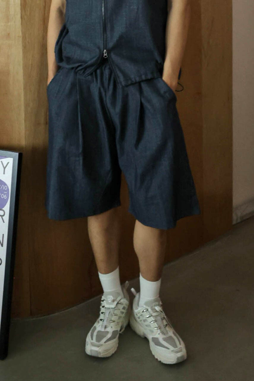 Non-Fade Denim Set-Shorts #短褲
