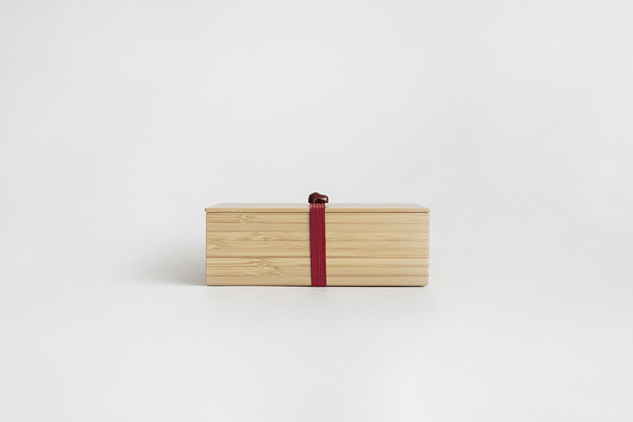 公長齋小菅-竹製便當盒／紅