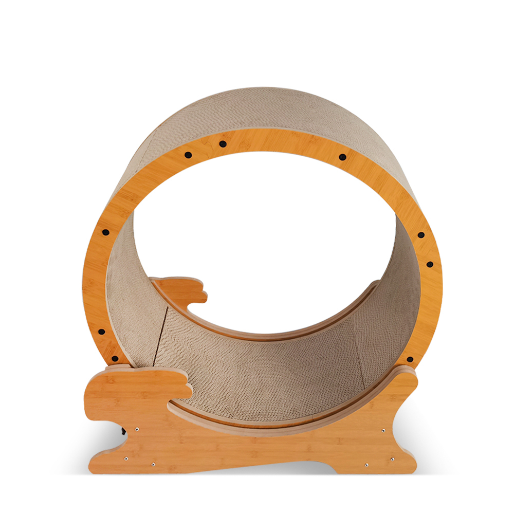 Islov Pets - 實木貓咪跑步機 - 85 x 80 x 38 cm - 貓咪減肥貓跑輪 運動跑輪 貓咪玩具