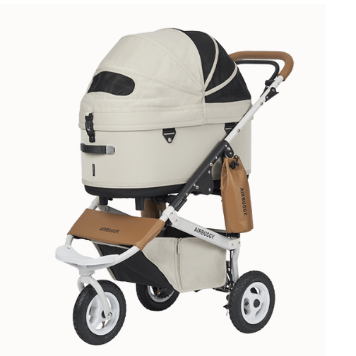 AirBuggy Dome3 Premier Regular 高級寵物手推車12kg．URBAN WHITE