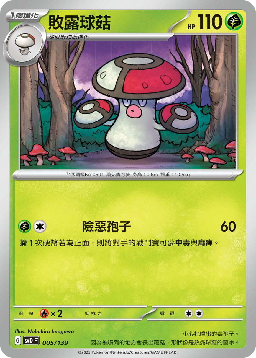 SVDF 005/139 敗露球菇