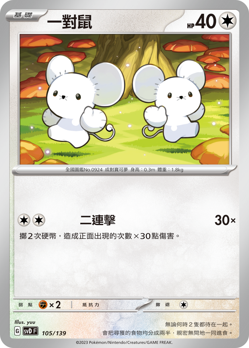 SVDF 105/139 一對鼠