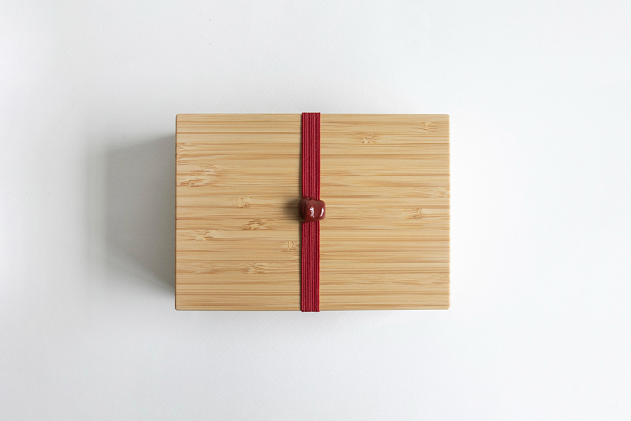 公長齋小菅-竹製便當盒／紅