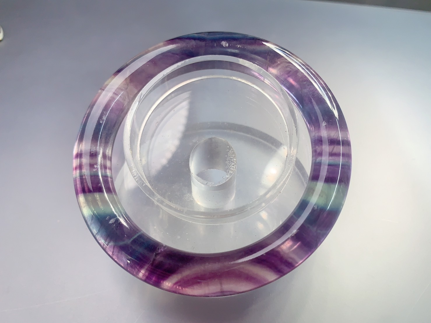 心靈清淨丨高品紫藍螢石手鐲