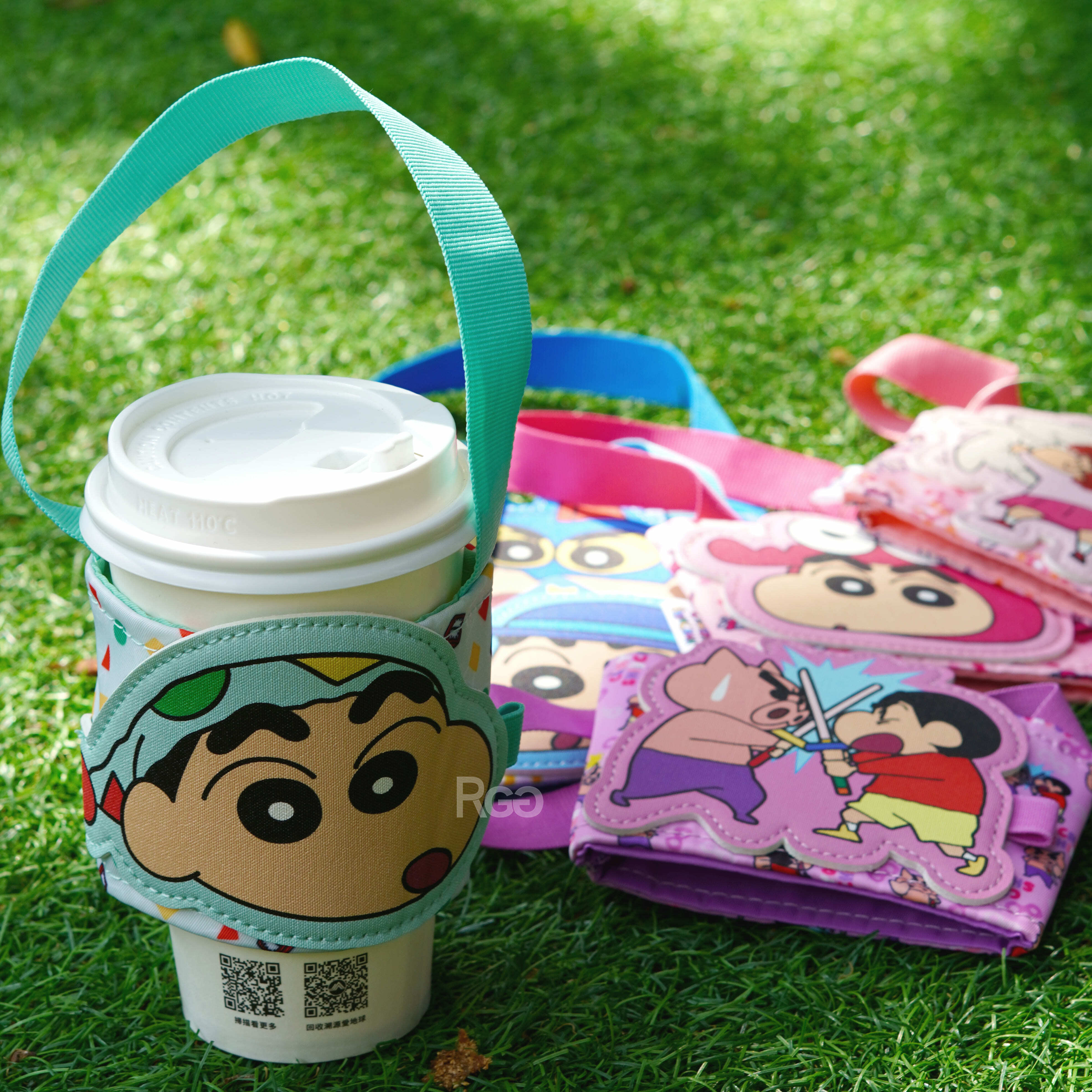 蠟筆小新 飲料提袋杯袋杯套