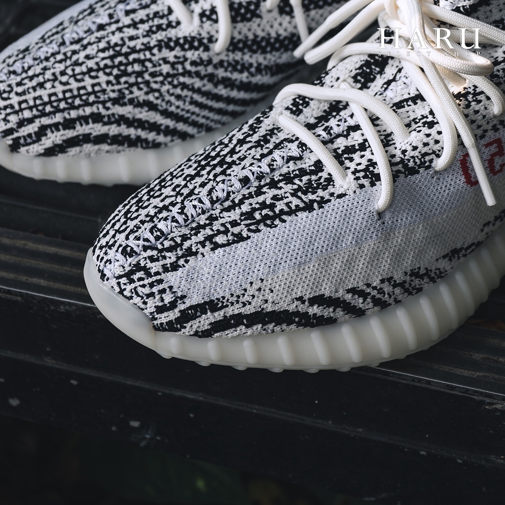 Adidas YEEZY BOOST 350 V2 Zebra 白斑馬斑馬紋黑白休閒鞋CP9654