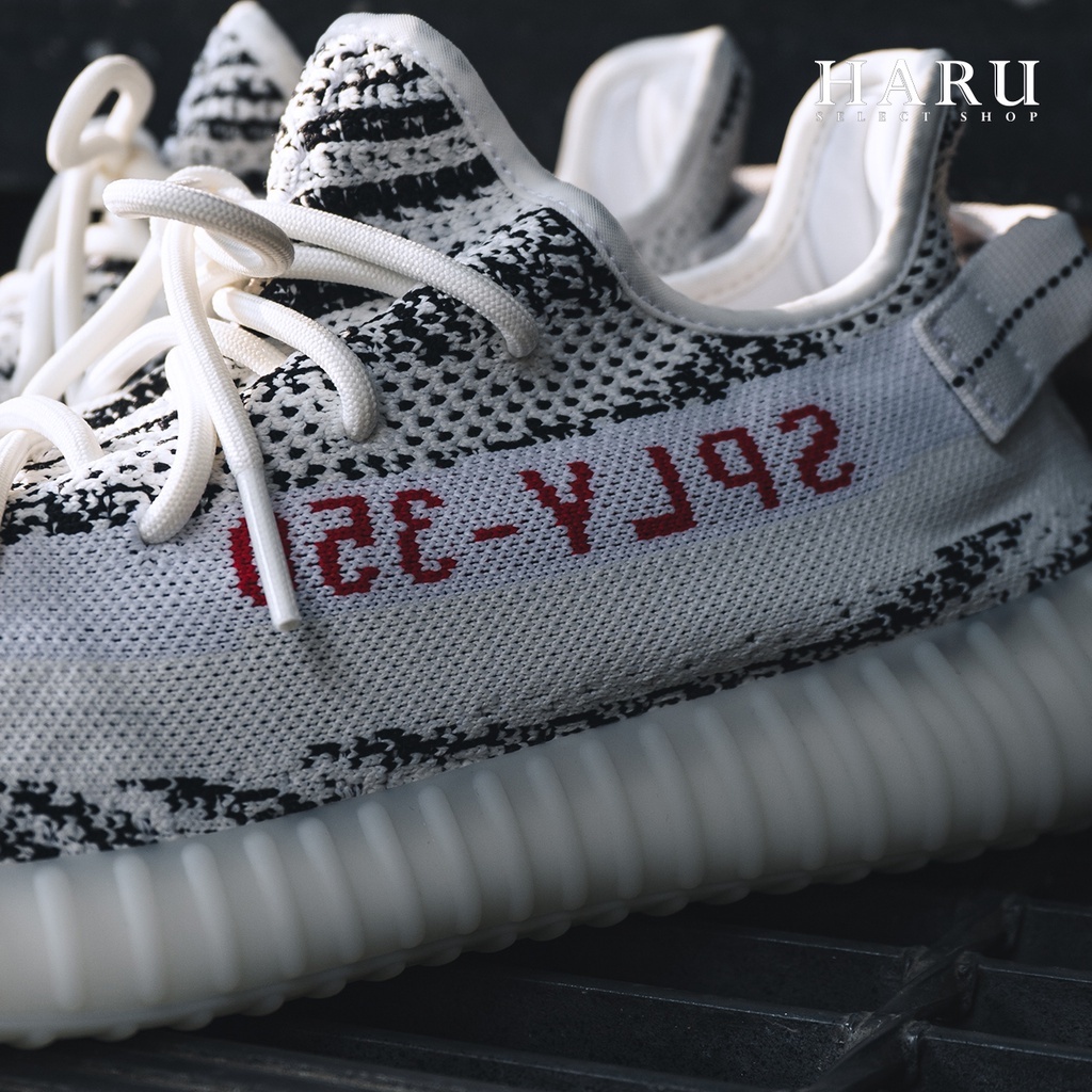 Adidas YEEZY BOOST 350 V2 Zebra 白斑馬斑馬紋黑白休閒鞋CP9654