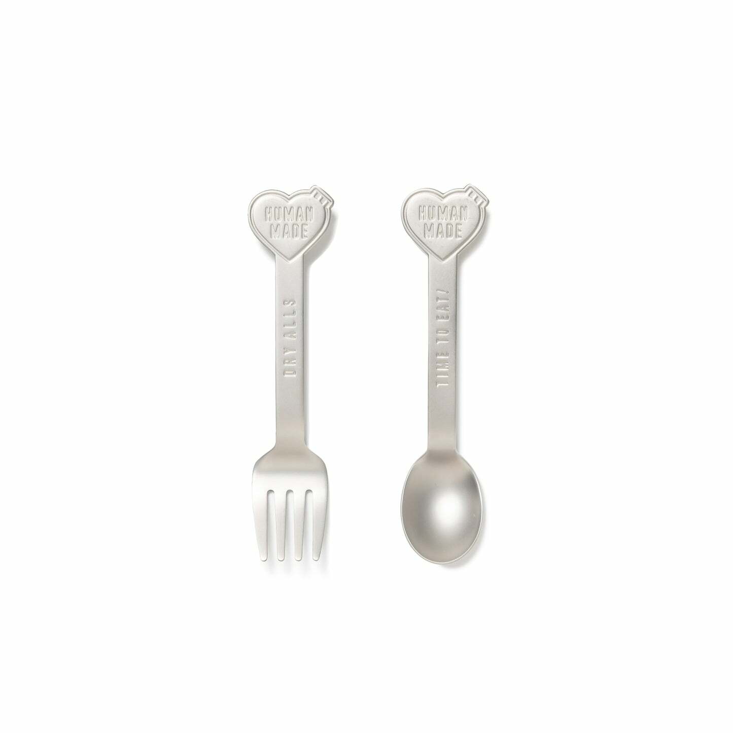 2023SS HUMAN MADE HEART SPOON FORK SET 叉子 湯匙 餐具 現貨