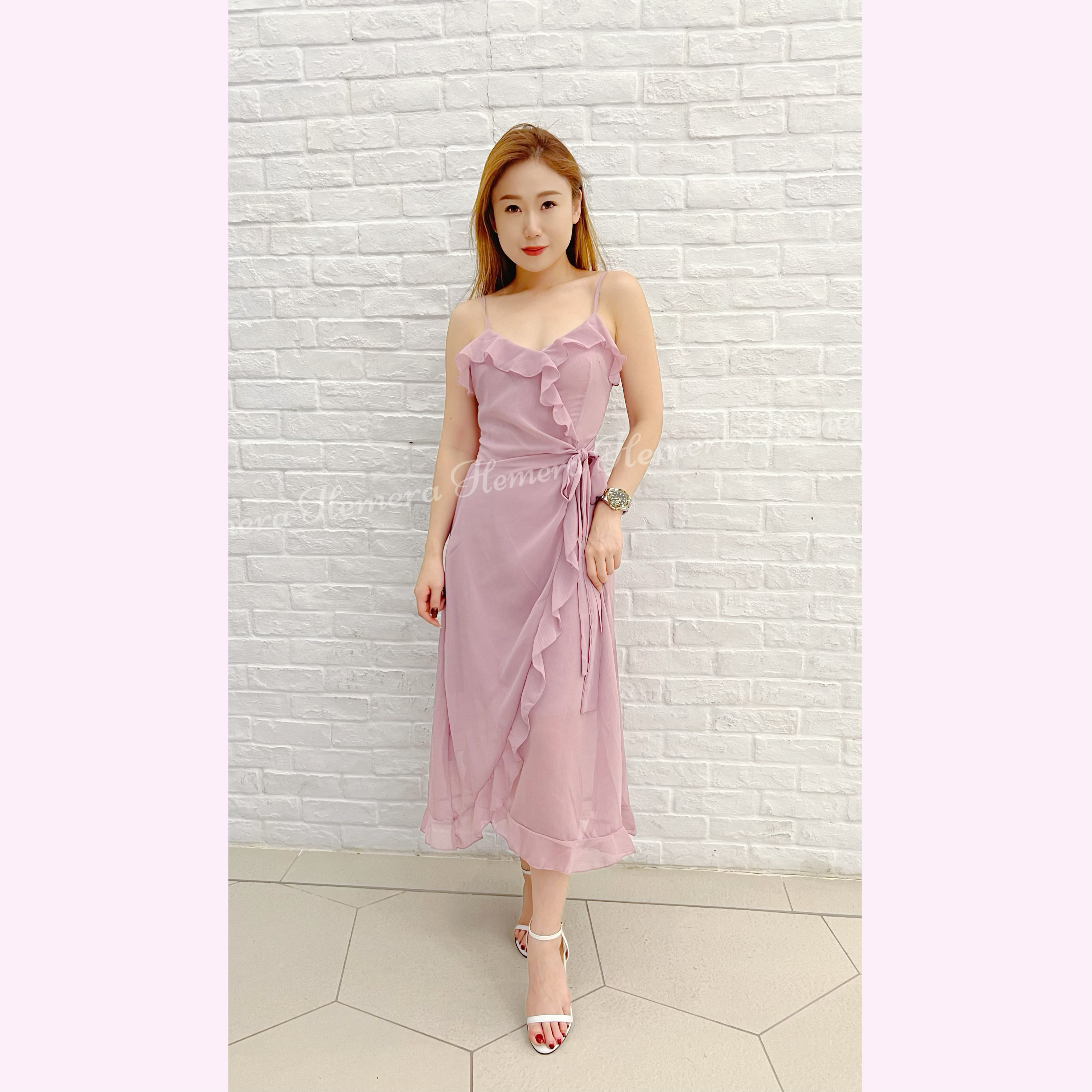 DR23S0756 雪紡連身裙