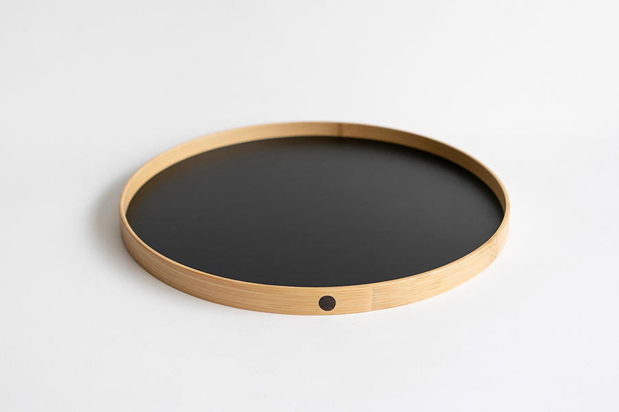 公長齋小菅-圓形托盤 L