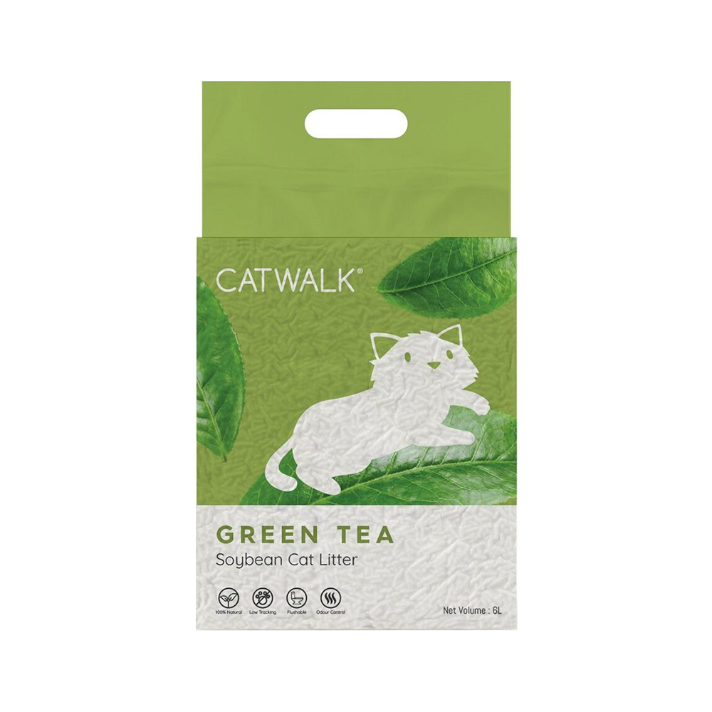 CATWALK 綠茶 豆腐貓砂 6L