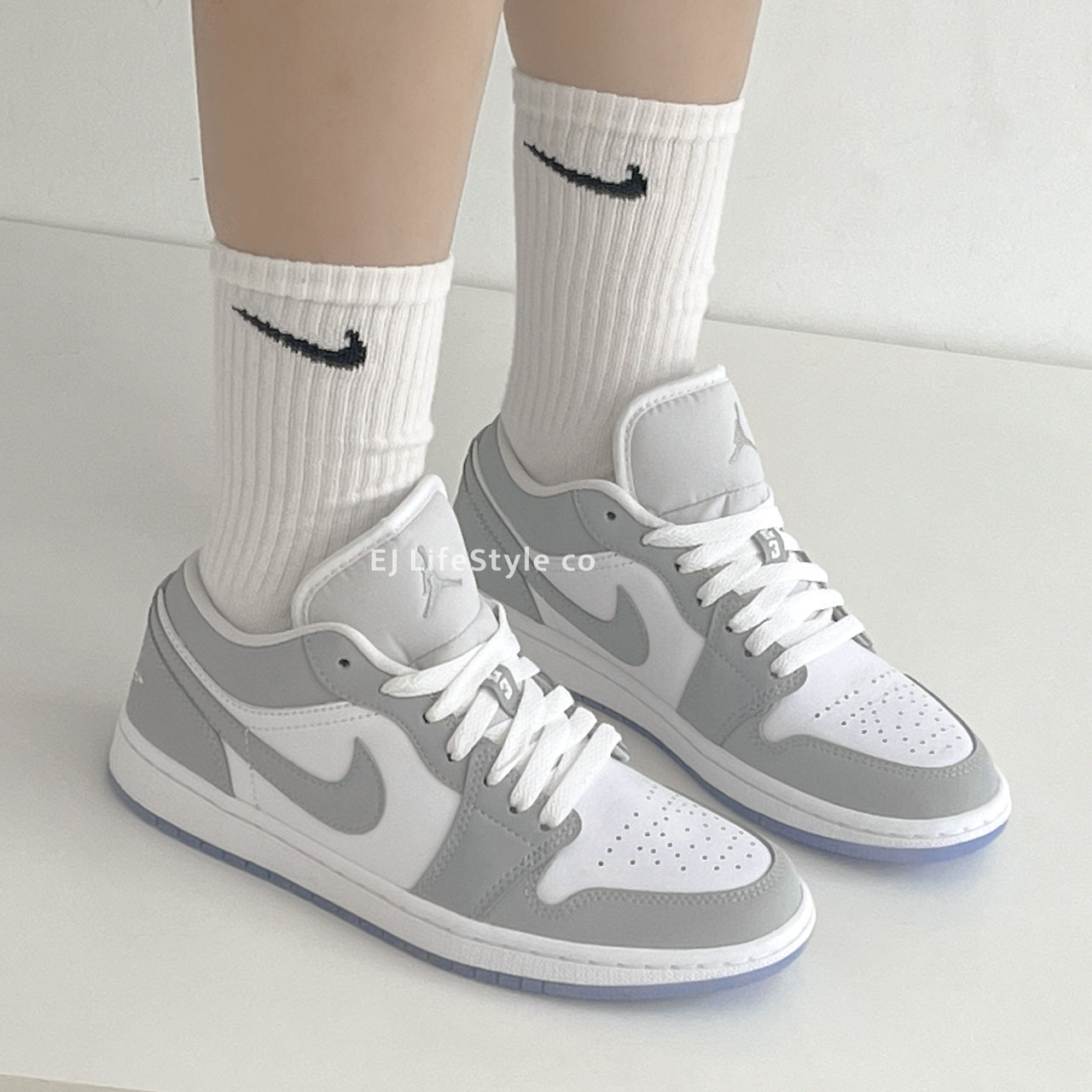 NIKE AIR JORDAN 1 AJ1 灰 D I OR灰 果凍底 冰晶底 女鞋 DC0774-105 / 現貨