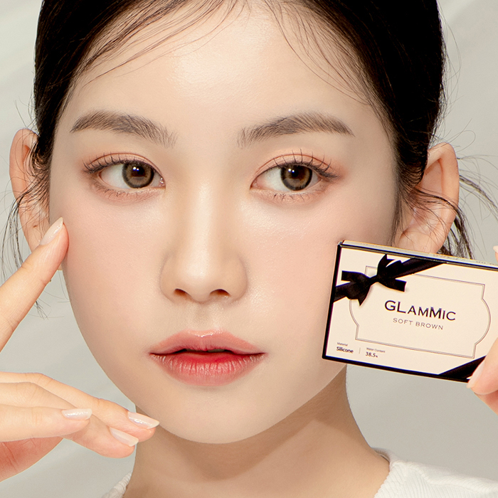 [月拋] Lenstown GLAMMIC 1 Month Soft Brown 每月拋棄彩妝隱形眼鏡｜每盒2片
