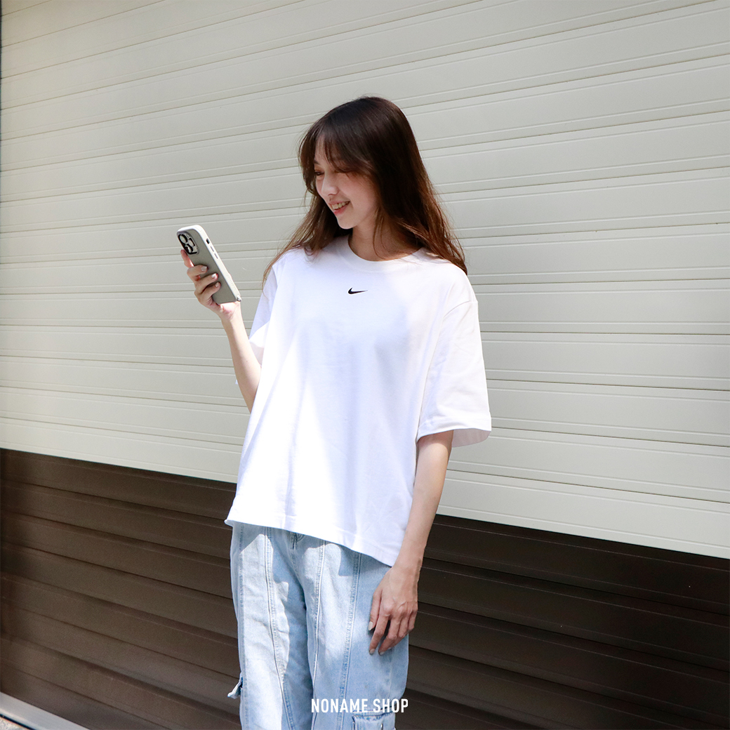 NIKE NSW ESSNTL TEE 厚磅 刺繡 短T 兩色 (女款)