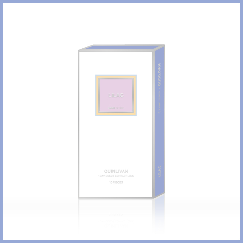 昆凌QUINLIVAN 光｜微美瞳日拋 LILAC 丁香紫 10片裝/盒