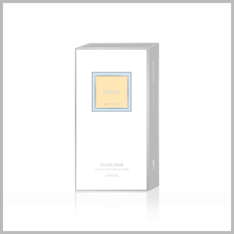 昆凌QUINLIVAN 光｜微美瞳日拋 Beton 冰川灰 10片裝/盒
