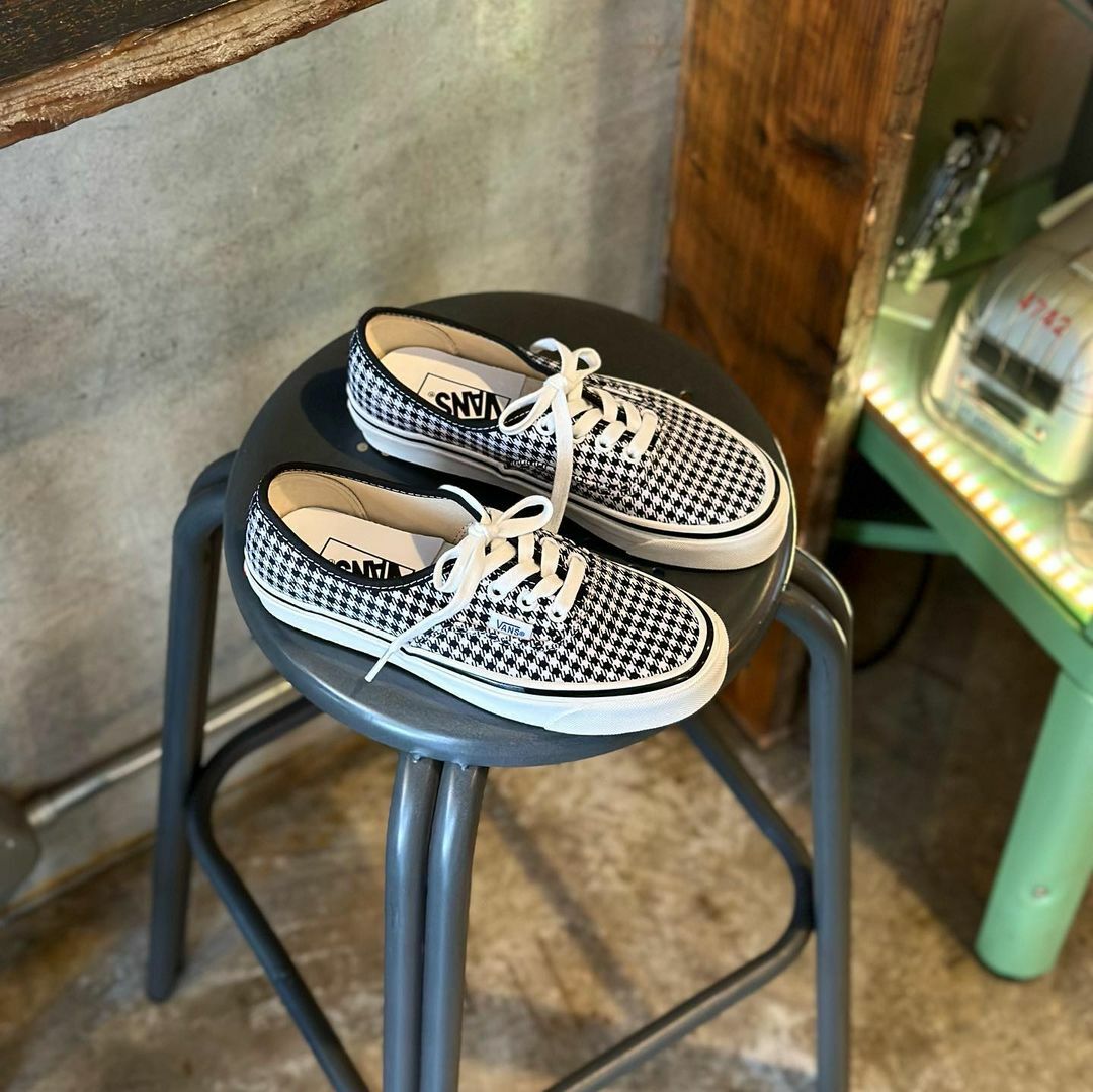 Vans Authentic 44 DX 千鳥格 小香風 黑色 白色 安納海姆 Hounds VN0A4BVYYER