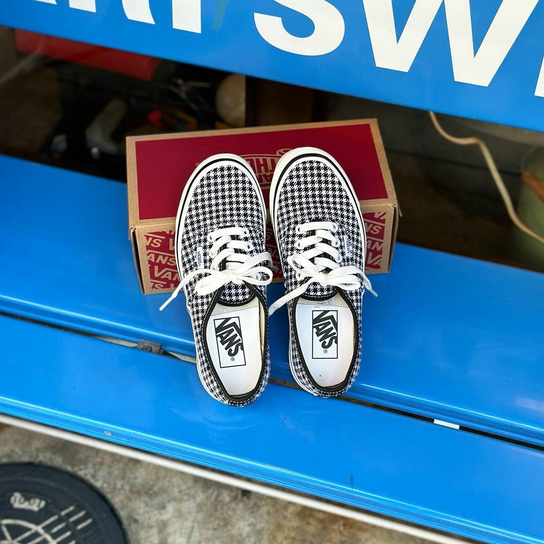 Vans Authentic 44 DX 千鳥格 小香風 黑色 白色 安納海姆 Hounds VN0A4BVYYER
