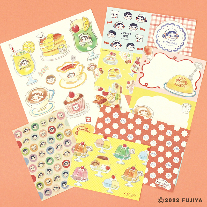 Furukawashiko Paper Set－Fujiya Cafe | **1 pcs for each design, total 9 sheets**