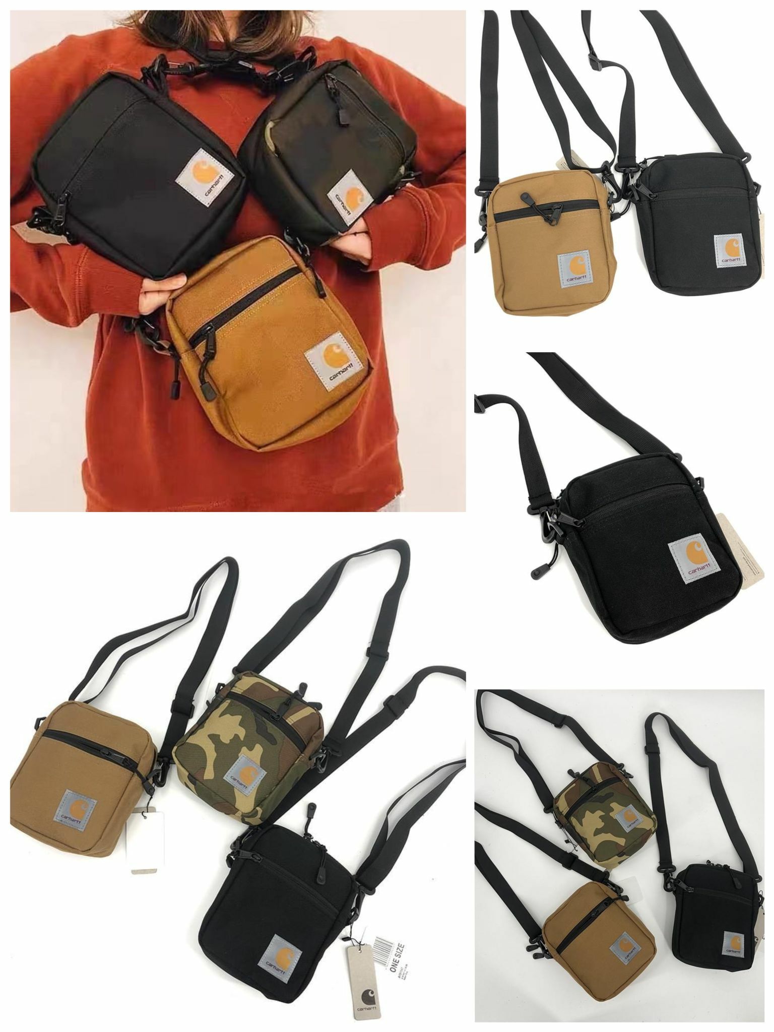 🎊人氣潮牌 Carhartt 小方包斜孭袋仔🎊-2300672