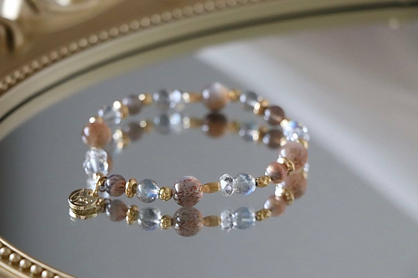 ☽◌*雨間晨暉／黑金太陽骨幹．拉長石