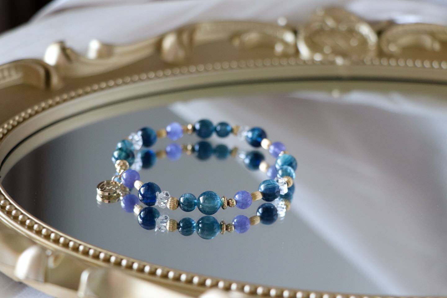 ☽◌*拉斐爾天使眼／藍晶石．坦桑石