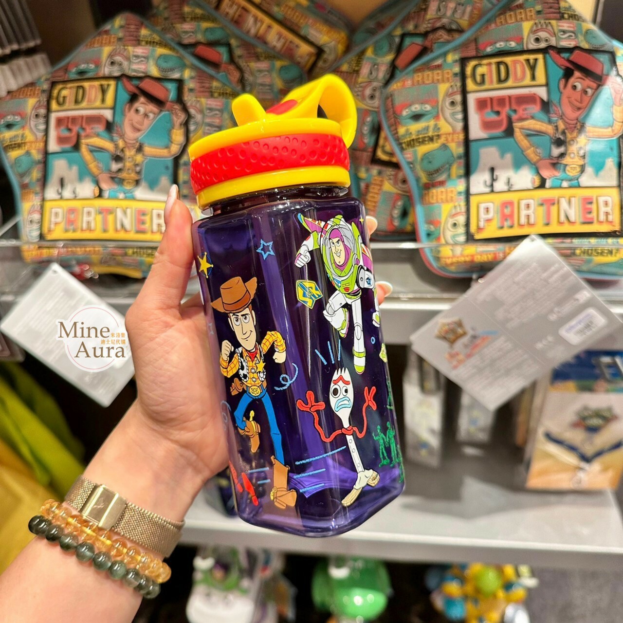 玩具總動員 Toy Story 角色大集合 圖案 兒童 水壺 -香港迪士尼樂園