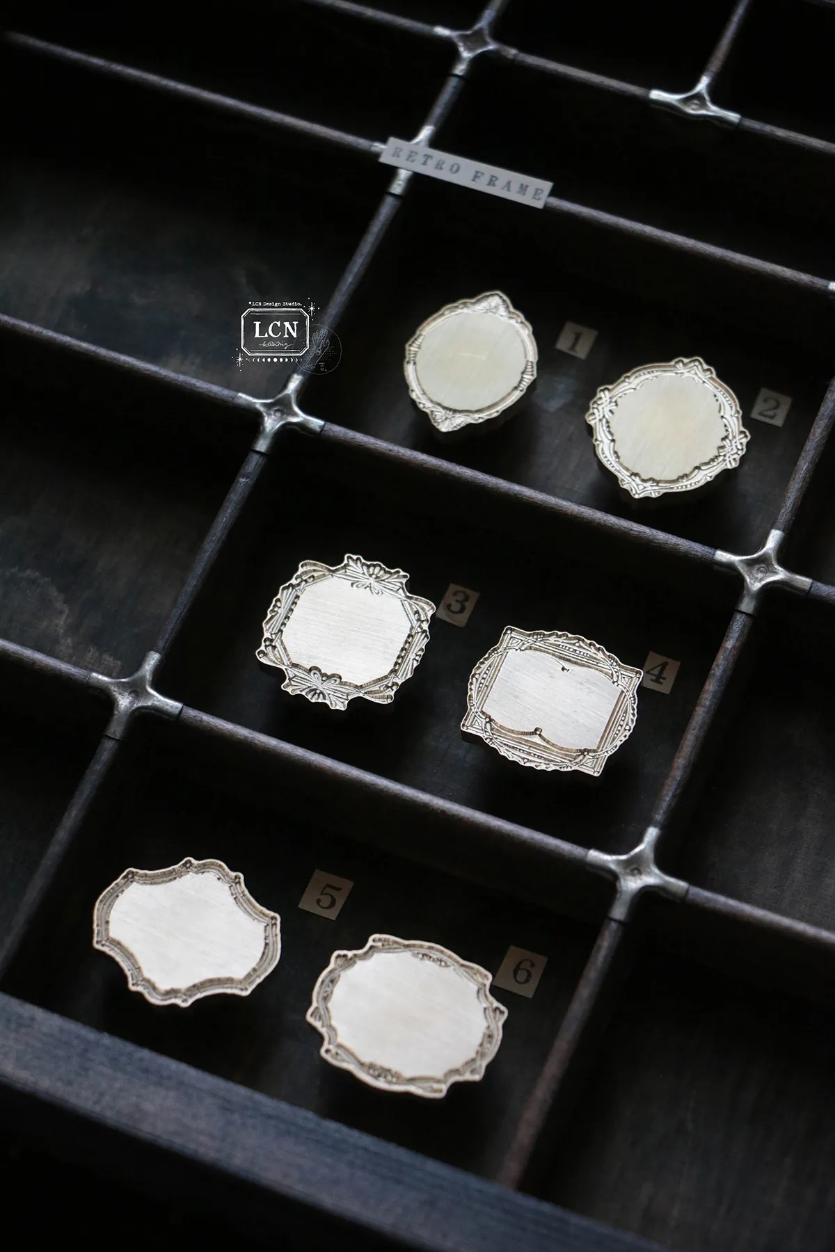 吉 LCN．古典框1-6 封蠟（火漆）印章組