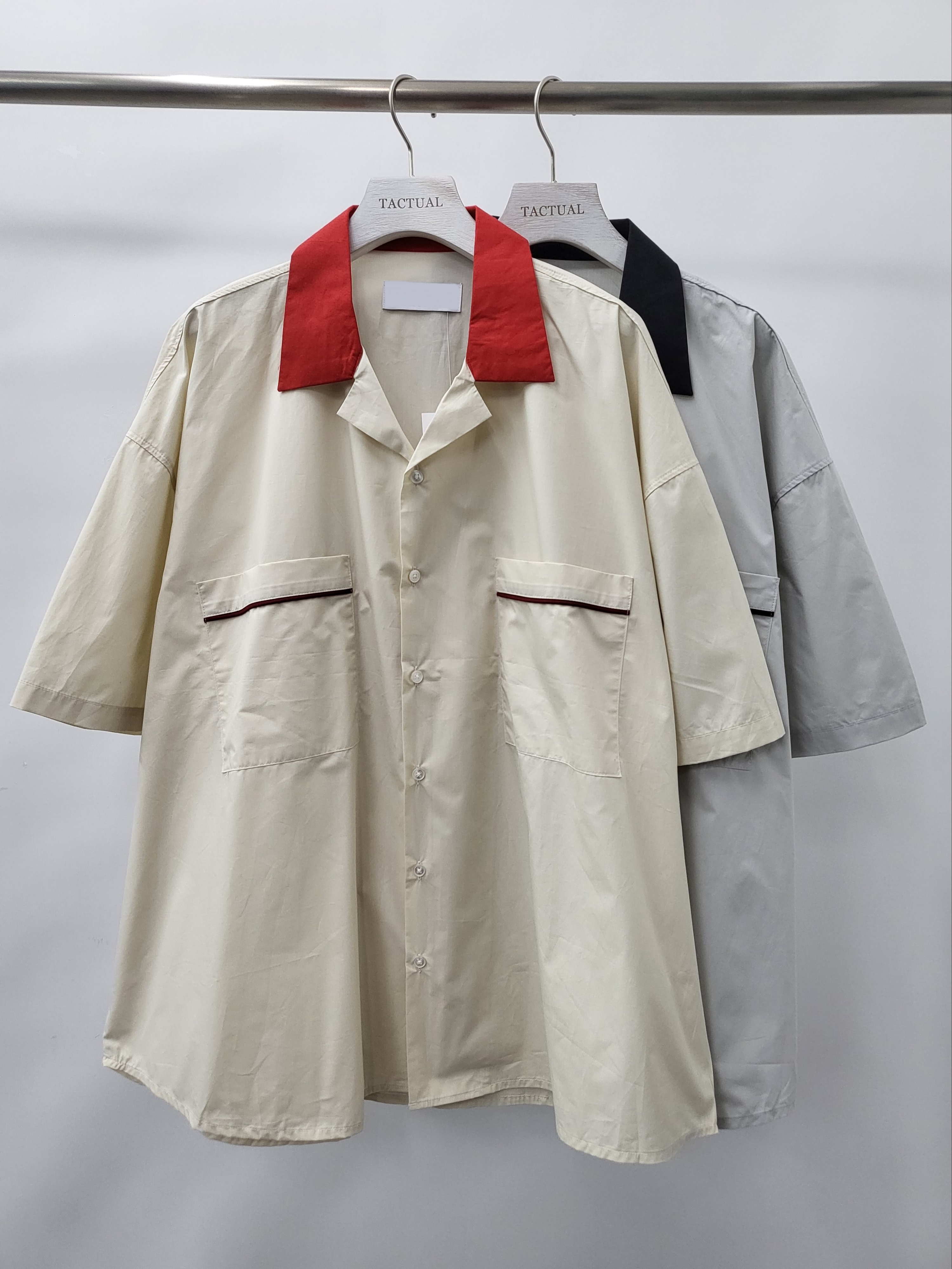 拼色短袖恤衫 S2116