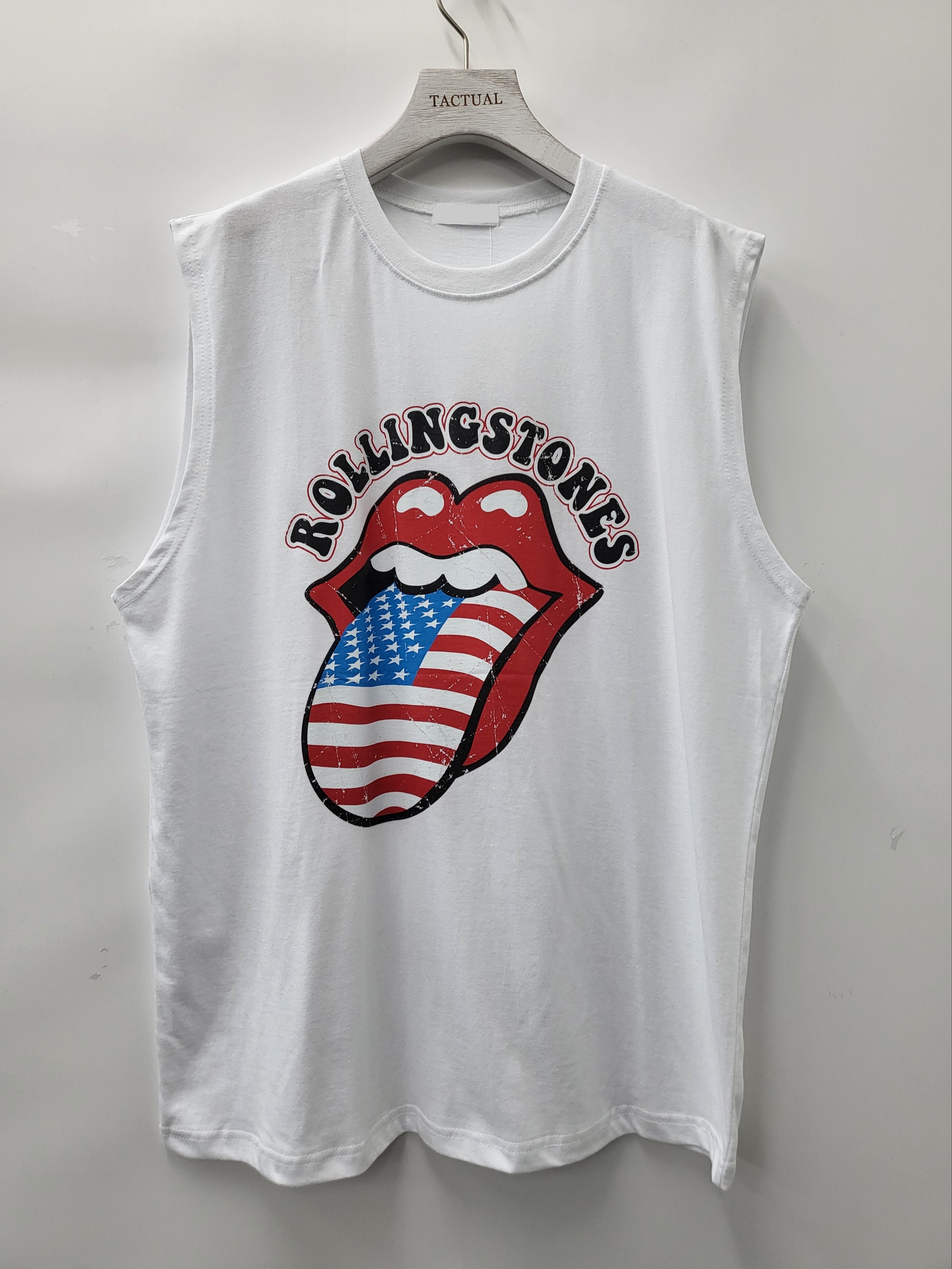 Rolligstones圖案背心 V981