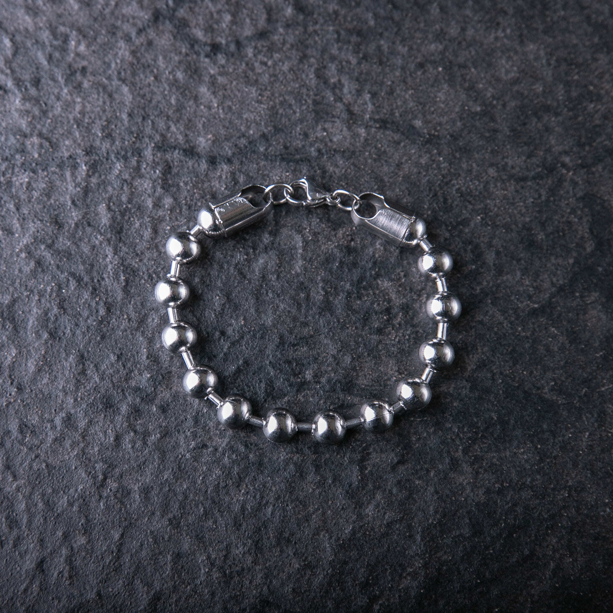 8mm金屬圓珠手鍊