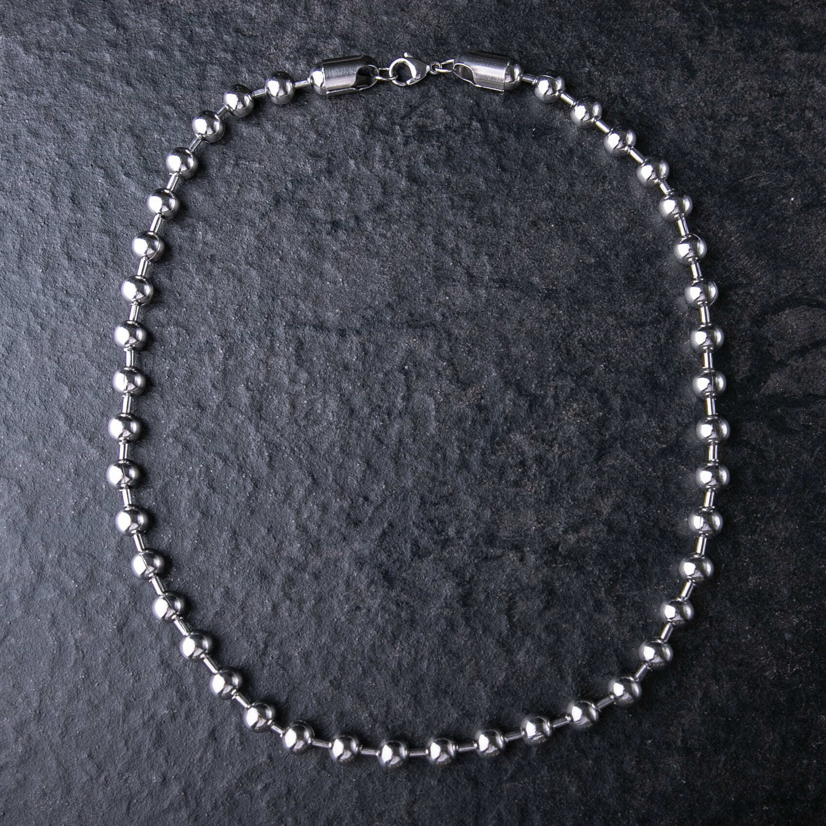 8mm金屬圓珠項鍊