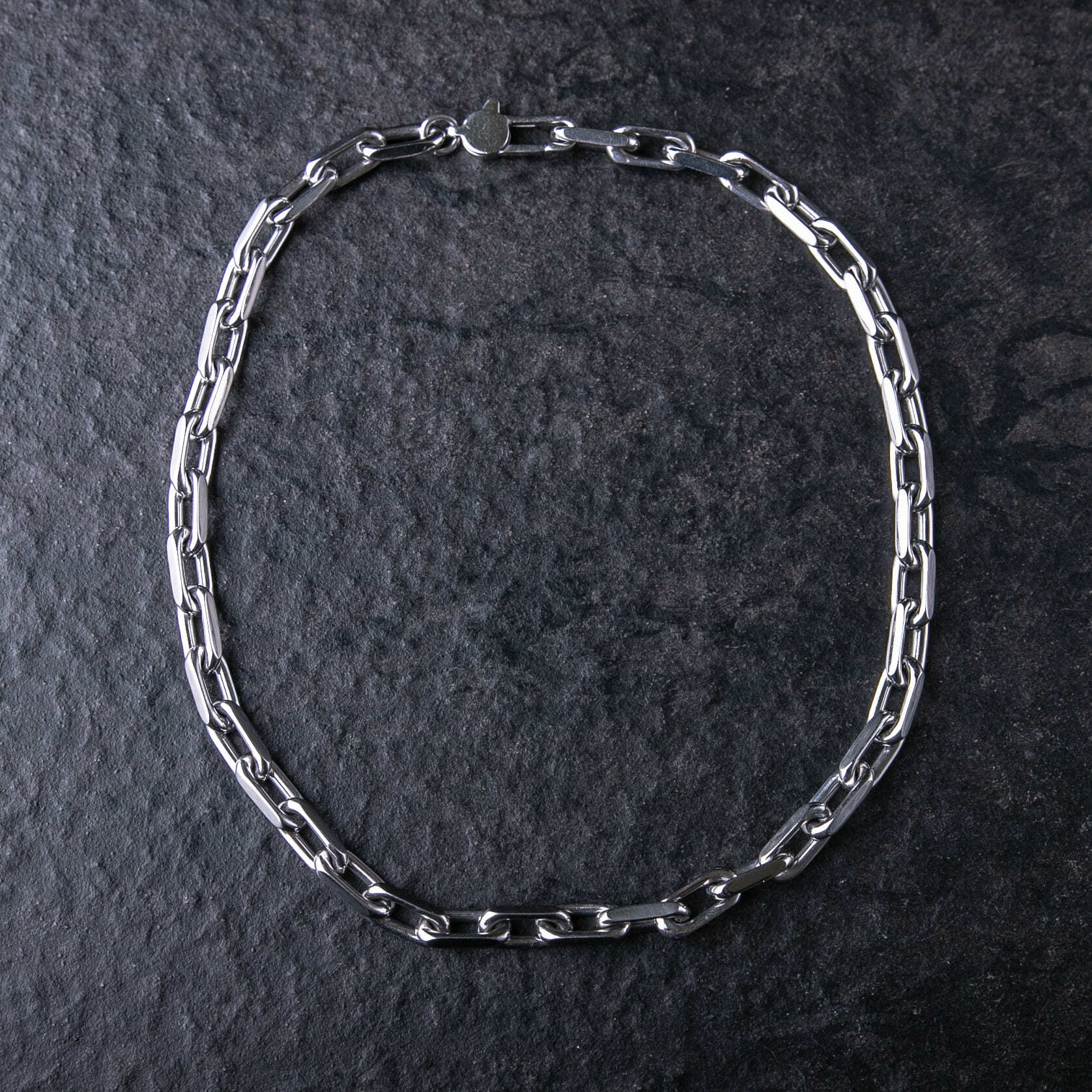 7mm長方形鎖鏈項鍊