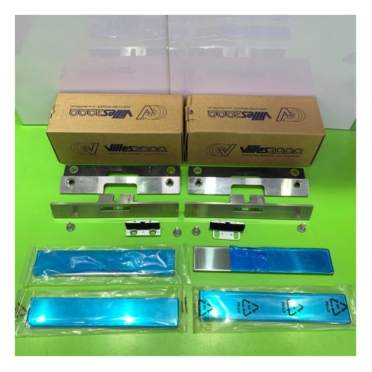 意大利"VILLES"玻璃鬥吊夾(鍍鉻色)