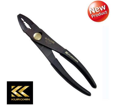 "FUJIYA" 8"(190mm)日本黑金系列超輕量薄曲咀鯉魚鉗
