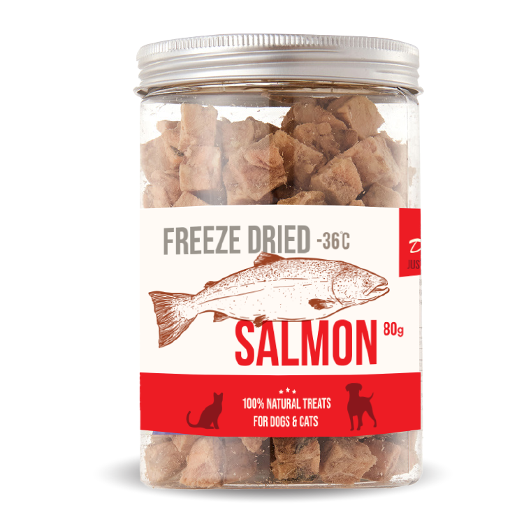 D&C | 凍乾三文魚粒 80g  (DC-4057)