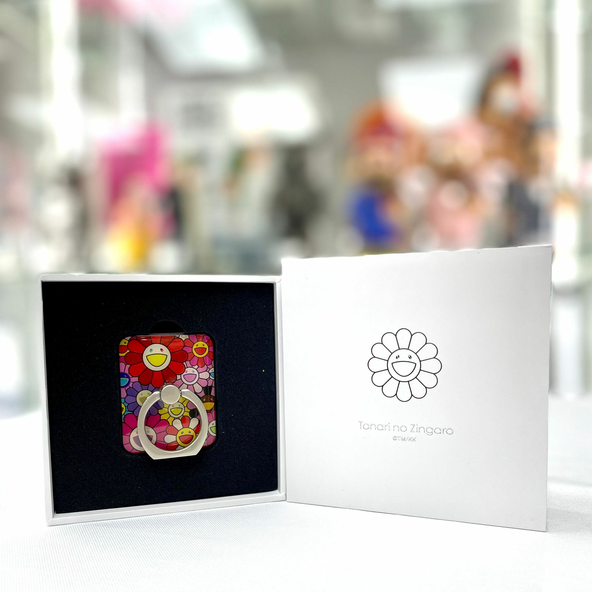 Takashi Murakami Flower Smartphone Ring (Red)
