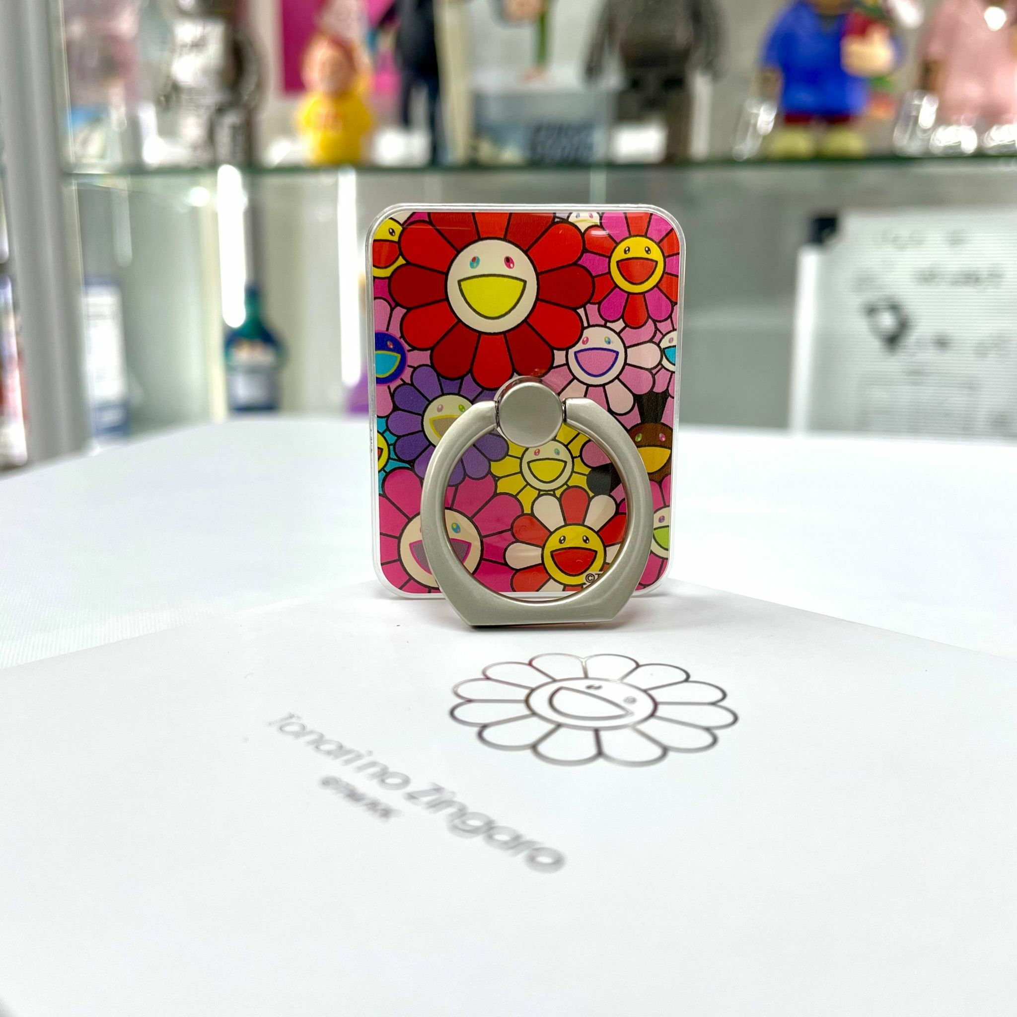 Takashi Murakami Flower Smartphone Ring (Red)