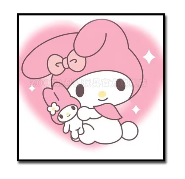 玉桂狗 melody 钻石画手工diy制作材料包（有相框）