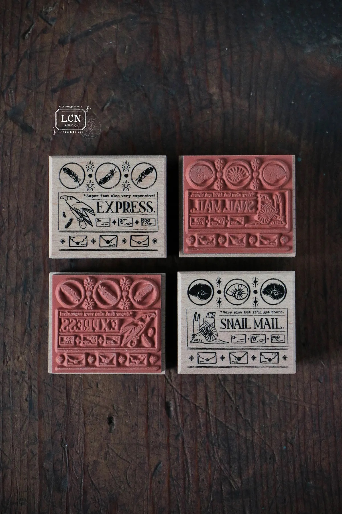 吉 LCN．郵政標語印章組1