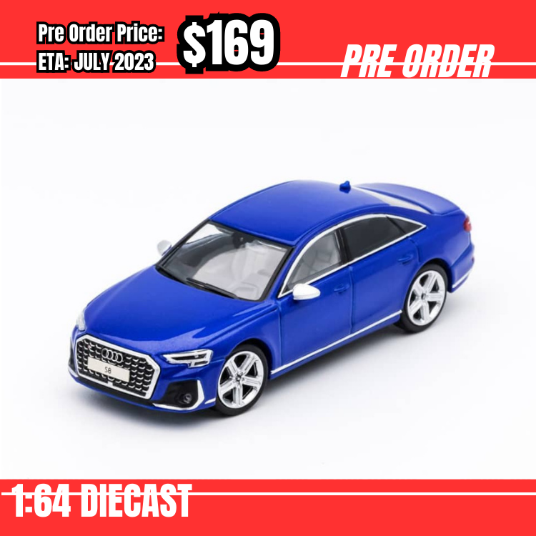 PO-$169 * GCD * 1:64 Audi A8 2022 (S8) Blue [22/07]
