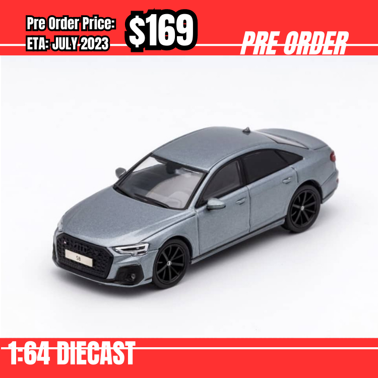 PO-$169 * GCD * 1:64 Audi A8 2022 (S8) Grey [22/07]