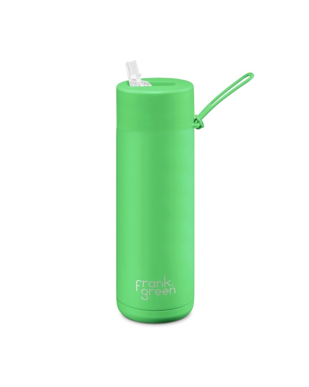 Neon Green Ceramic Reusable Bottle - 20oz / 595ml | FRANK GREEN