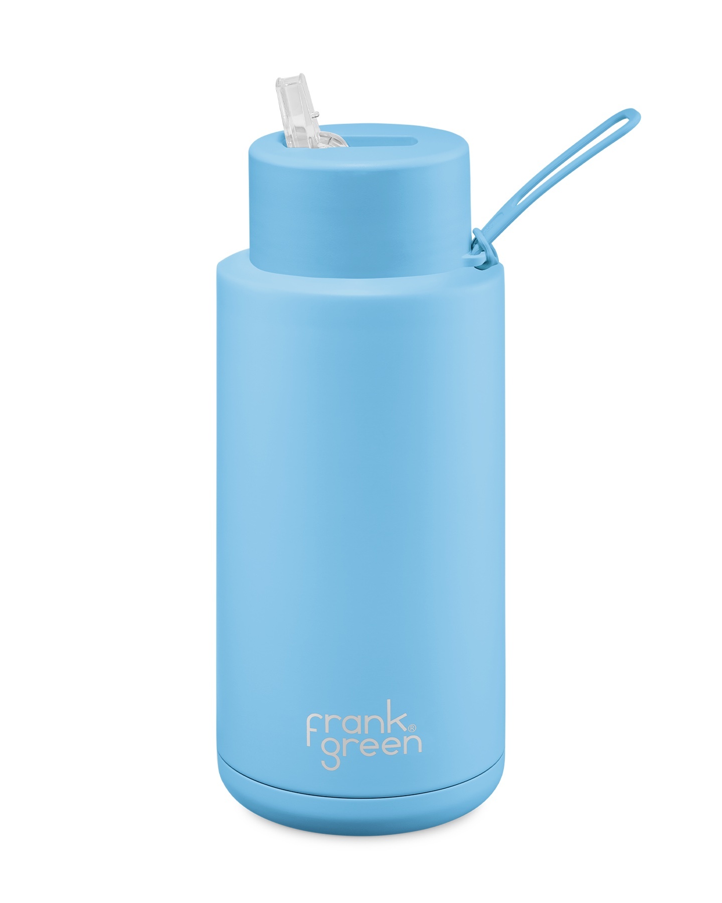 Sky Blue Ceramic Reusable Bottle - 34oz / 1,000ml | FRANK GREEN